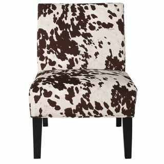 Stolica za papuče s kravljim printom