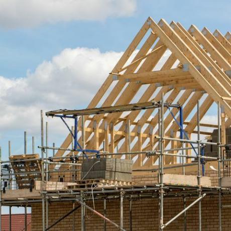 drvena konstrukcija građevne industrije kućni krovni rešetke sa skelama