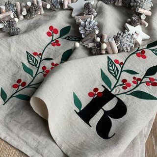 Personalizirani božićni poklon čajni ručnik