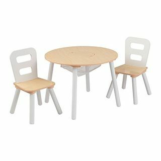 Okrugli sto za odlaganje i set stolica 