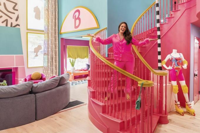 barbie dreamhouse i ryan gossling i margot robbie