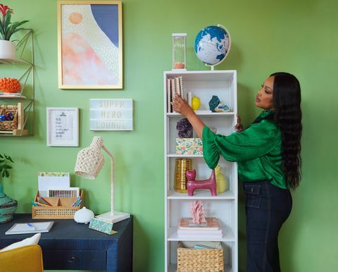 garcelle beauvais i homegoods čine preko učiteljskog salona