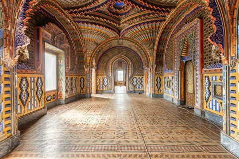 Mozaički nadahnute pločice u dvorcu Sammezzano