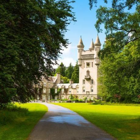 aberdeenshire, škotska, dvorac balmoral, ljetna rezidencija britanske kraljevske obitelji